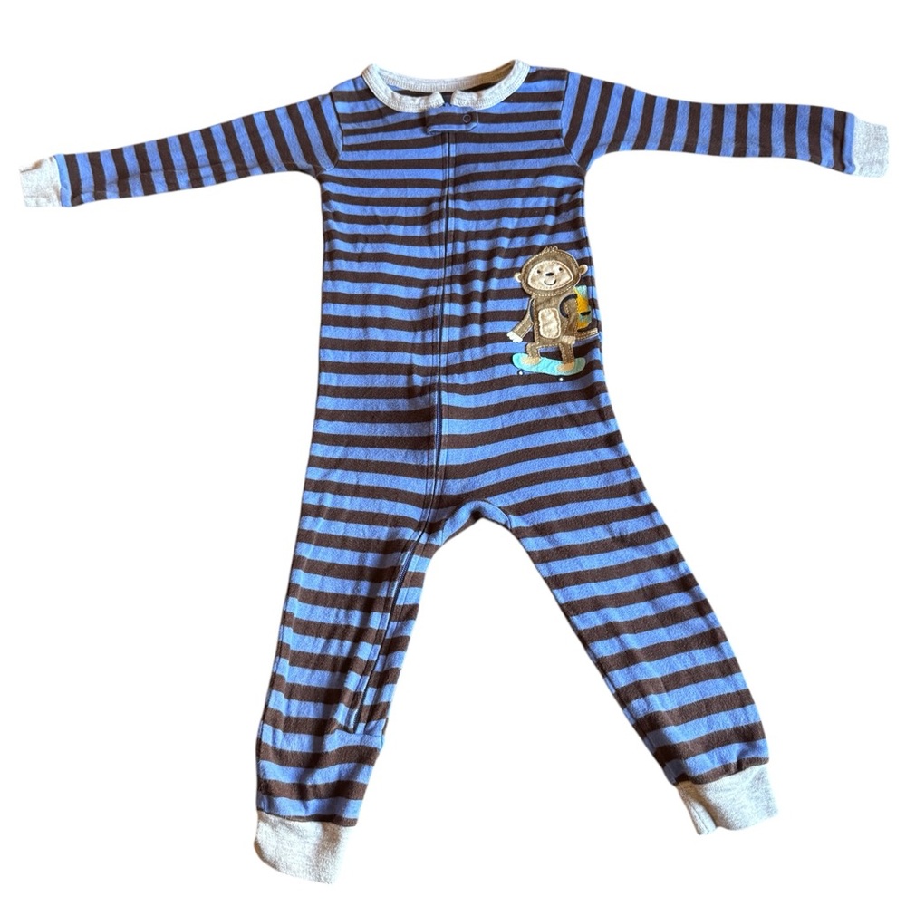 Carter’s Open Foot Snug-fitting Cotton Pajama 🐒
